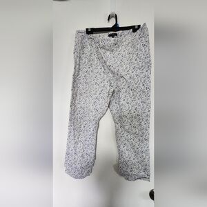 Mario Serrani Blue and White Floral Pants